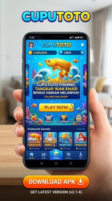 Layar utama cuputoto — antarmuka bersih setelah instalasi